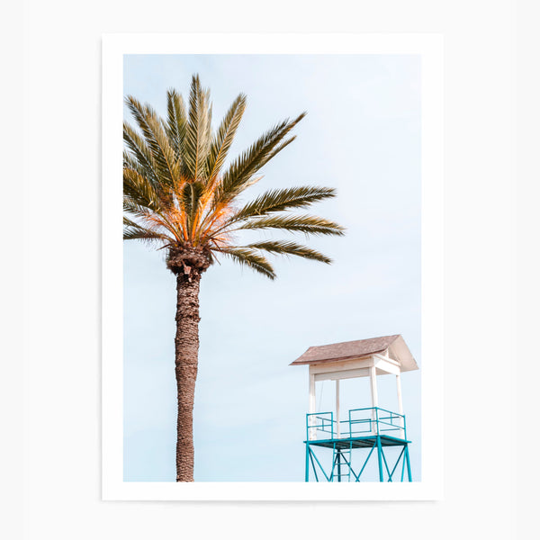 Beach Palm Tree | Art Print