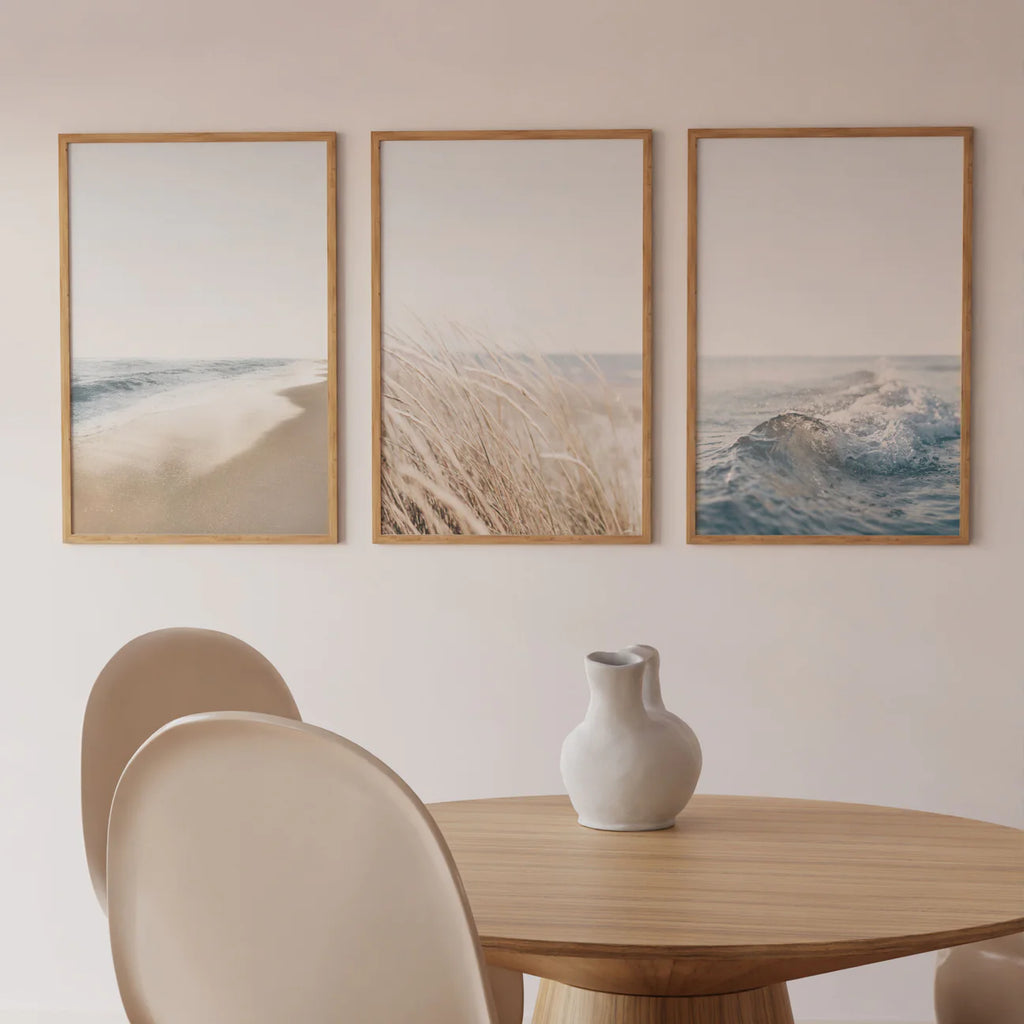 Coastal Vibes III Set of 3 | Gallery Wall Art