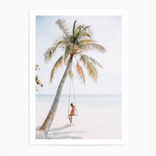 Load image into Gallery viewer, Palm Tree Swing | Art Print
