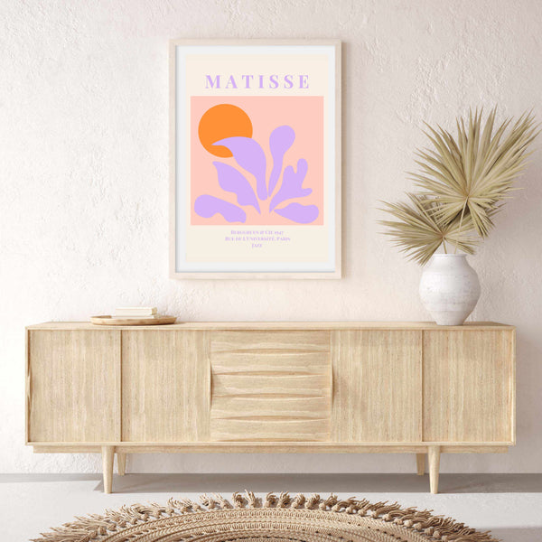 Matisse Lilac & Pink Sun | Wall Art