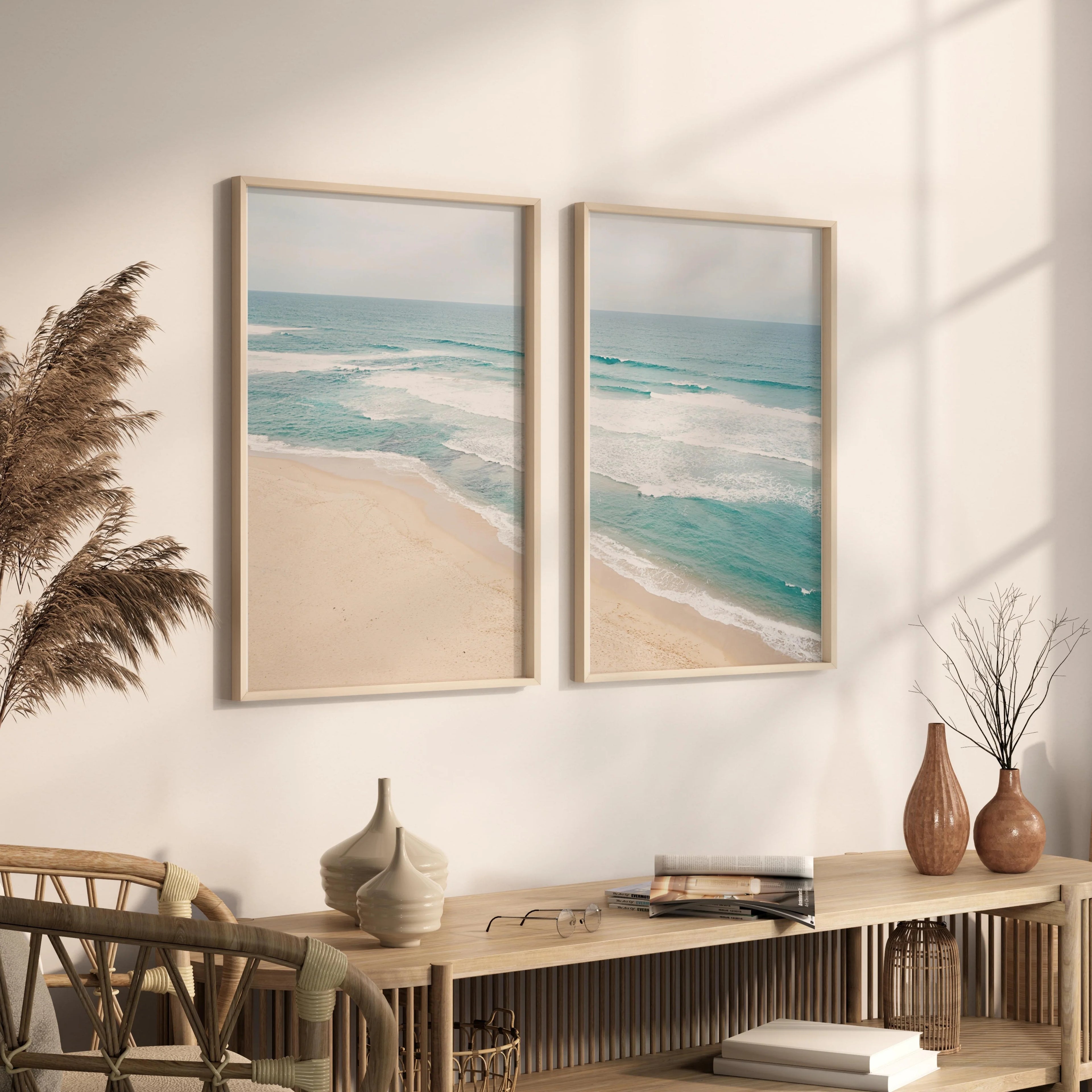 Beach Waves II Set of 2 | Gallery Wall Art