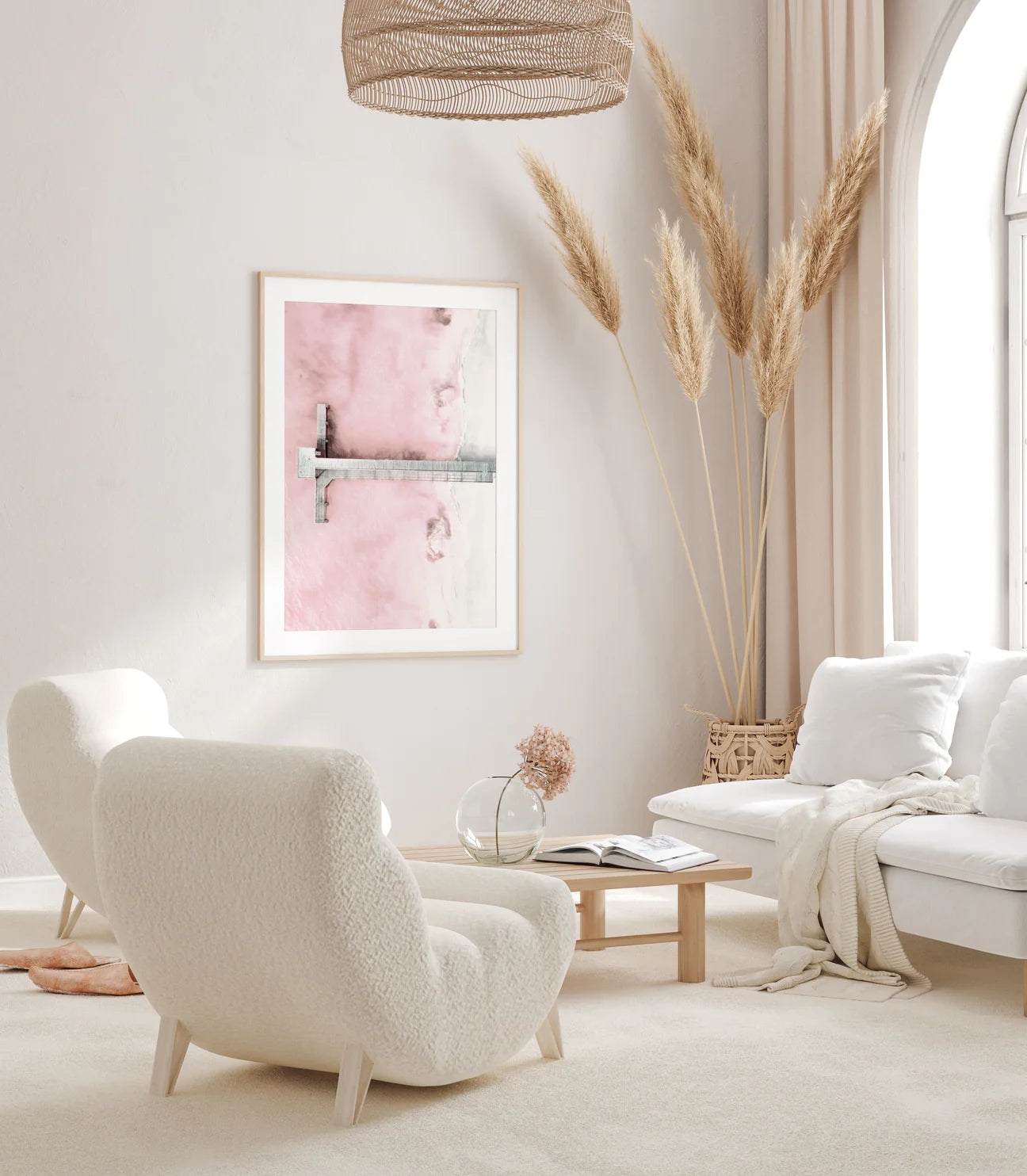Pink Waters III Set of 2 | Gallery Wall Art
