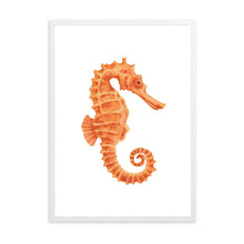 Load image into Gallery viewer, Seahorse Orange Tones | Wall Art
