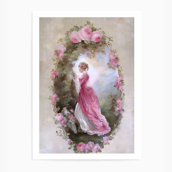 Vintage Victorian Woman | Wall Art Print