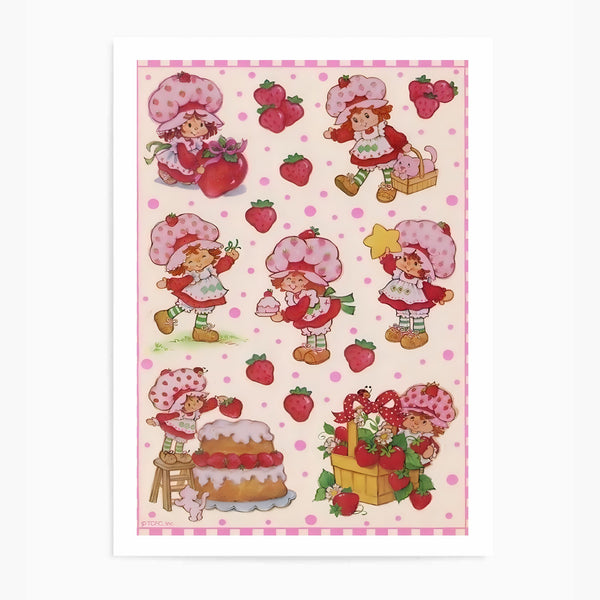 Vintage Strawberry Shortcake I | Wall Art Print