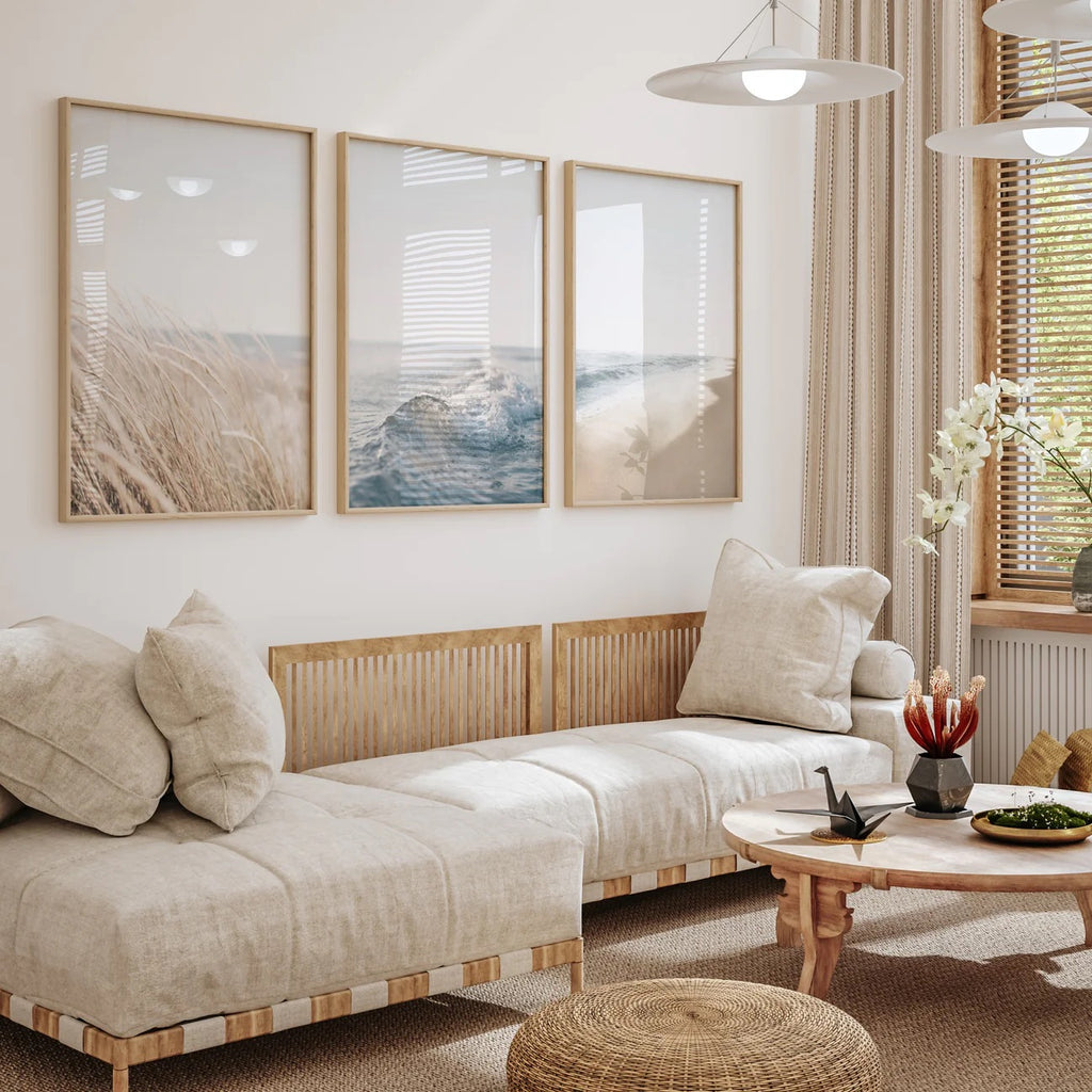 Coastal Vibes III Set of 3 | Gallery Wall Art