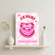 Load image into Gallery viewer, Gemini Birthday Cake | Art Print
