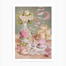 Load image into Gallery viewer, Vintage Coquette Tea Party | Wall Art Print
