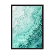 Load image into Gallery viewer, Wave Effect Green | Wall Art
