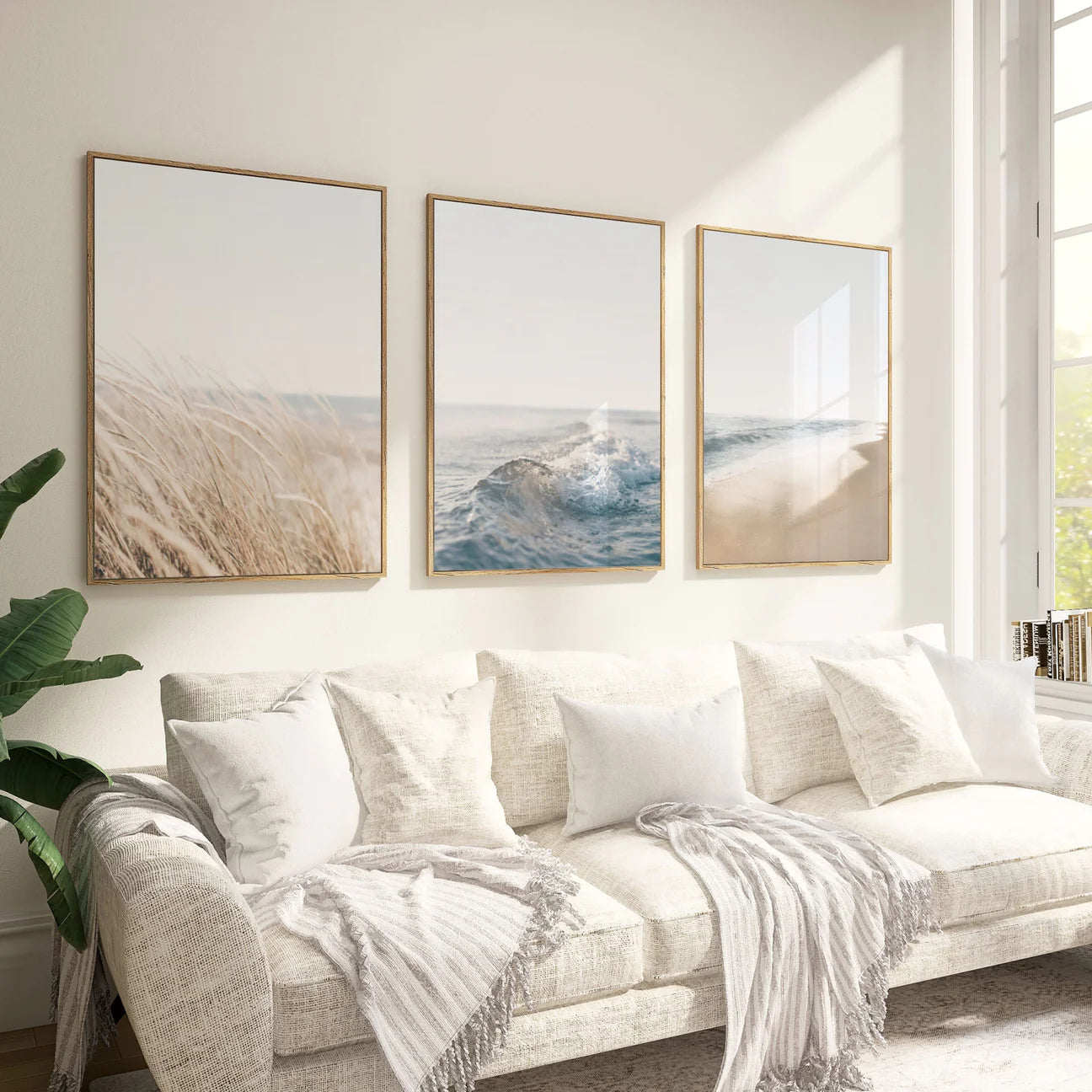 Coastal Vibes III Set of 3 | Gallery Wall Art