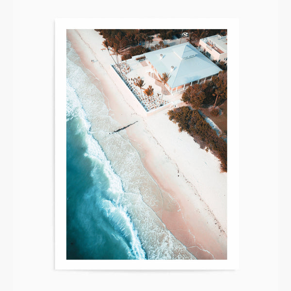 Beach House Aerial View | Art Print