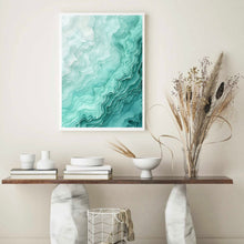 Load image into Gallery viewer, Wave Effect Green | Wall Art
