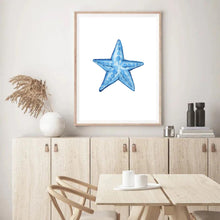 Load image into Gallery viewer, Starfish Blue | Wall Art
