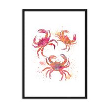 Load image into Gallery viewer, Colourful Crabs | Wall Art
