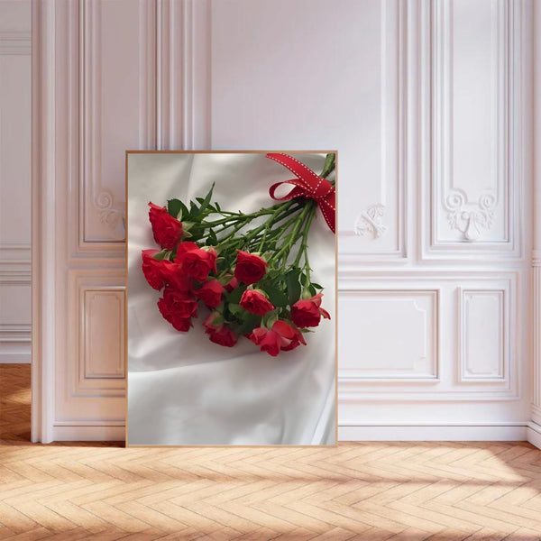 Red Roses Bunch | Wall Art Print