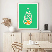 Load image into Gallery viewer, Shopping Bag Green | Wall Art
