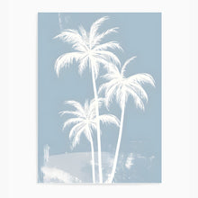 Load image into Gallery viewer, Palm Trees Blue | Wall Art
