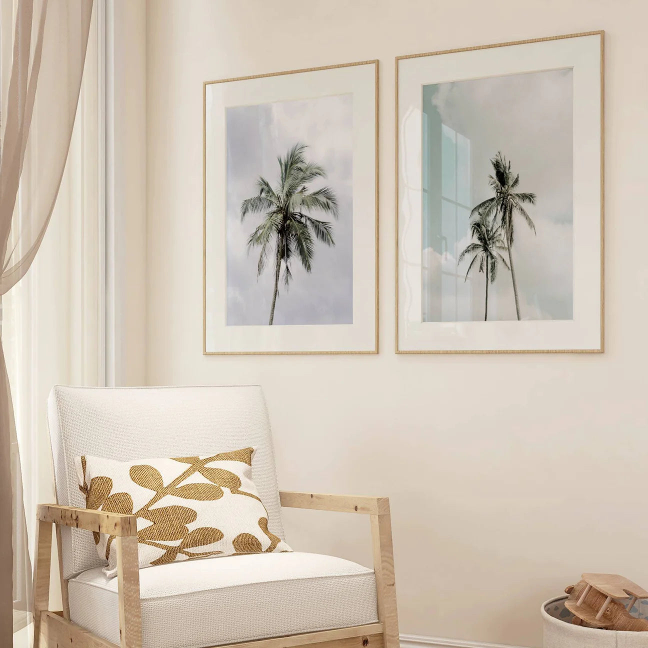 Palm Trees Set of 2 | Gallery Wall Art