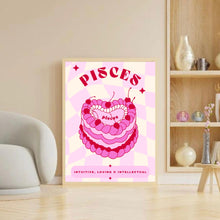 Load image into Gallery viewer, Pisces Birthday Cake | Art Print
