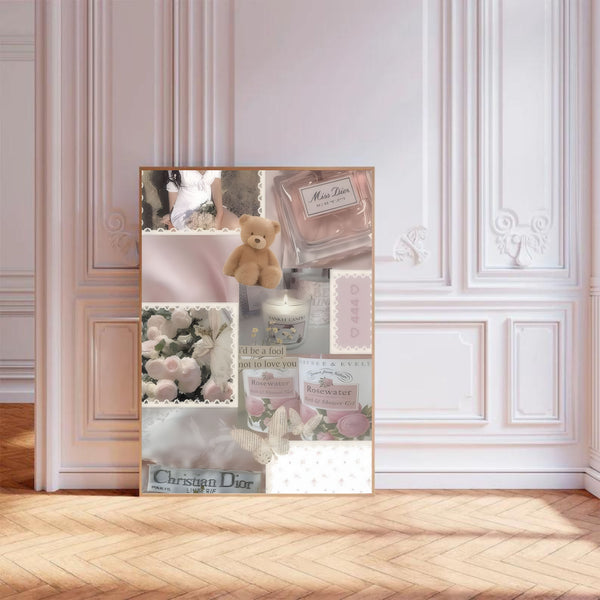 Coquette Girly Collage | Wall Art Print