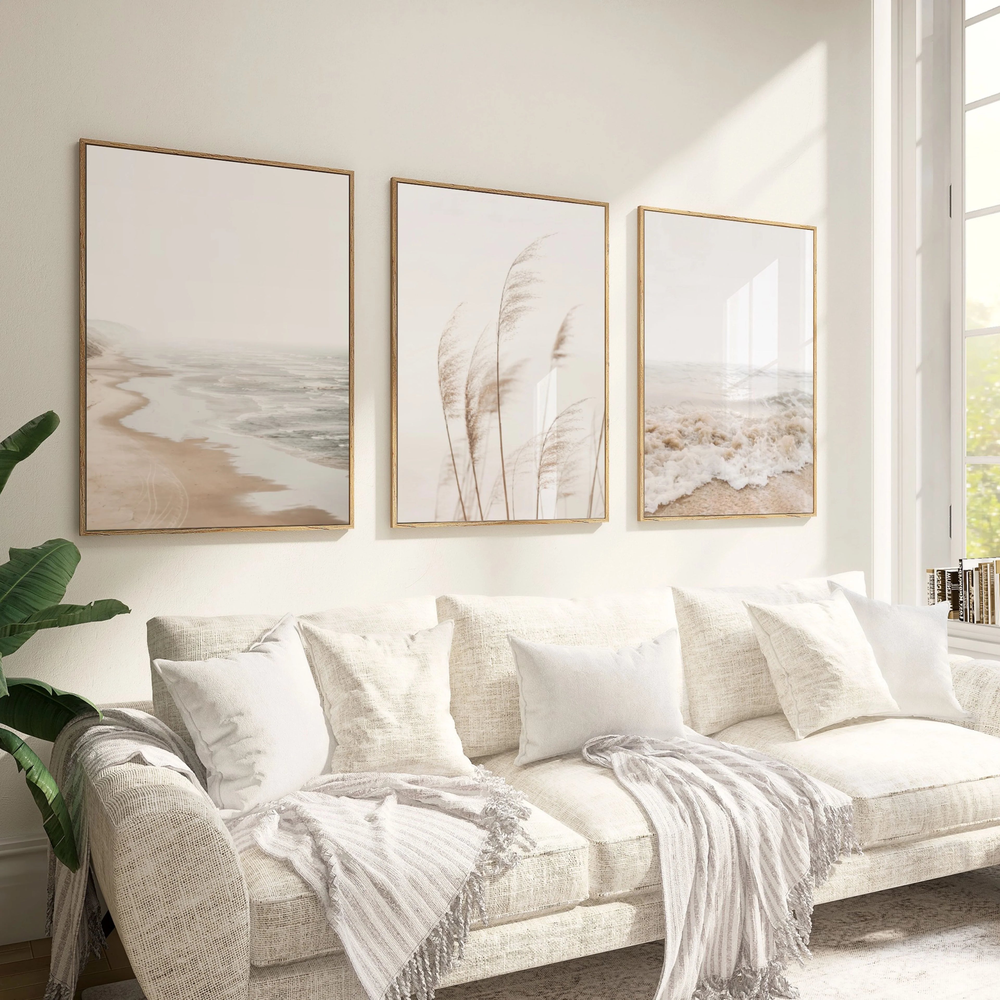 Coastal Vibes Set of 3 | Gallery Wall Art