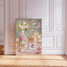 Load image into Gallery viewer, Vintage Coquette Tea Party | Wall Art Print
