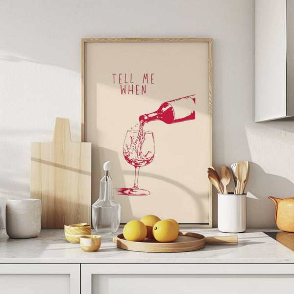 Tell Me When | Art Print