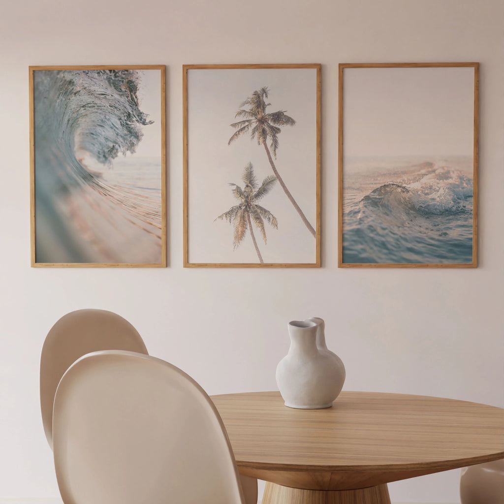 Coastal Vibes IV Set of 3 | Gallery Wall Art