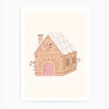 Load image into Gallery viewer, Gingerbread House  | Art Print
