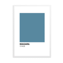 Load image into Gallery viewer, Niagara Blue Colour Swatch | Wall Art
