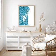 Load image into Gallery viewer, Waves Blue II | Wall Art
