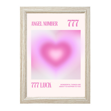 Load image into Gallery viewer, Angel Number 777 Luck Heart Aura
