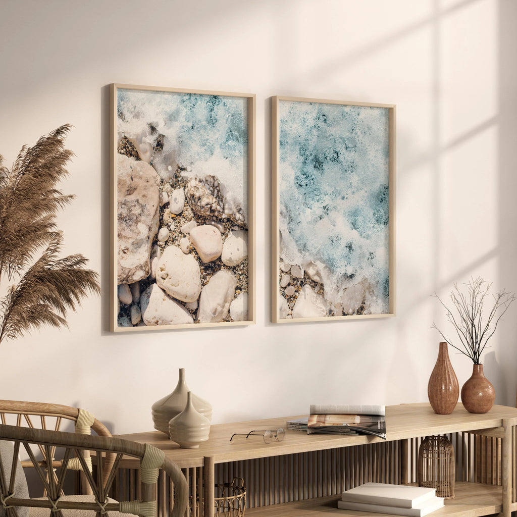 Beach Waves Set of 2 | Gallery Wall Art