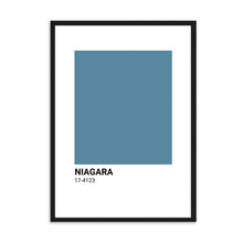 Load image into Gallery viewer, Niagara Blue Colour Swatch | Wall Art
