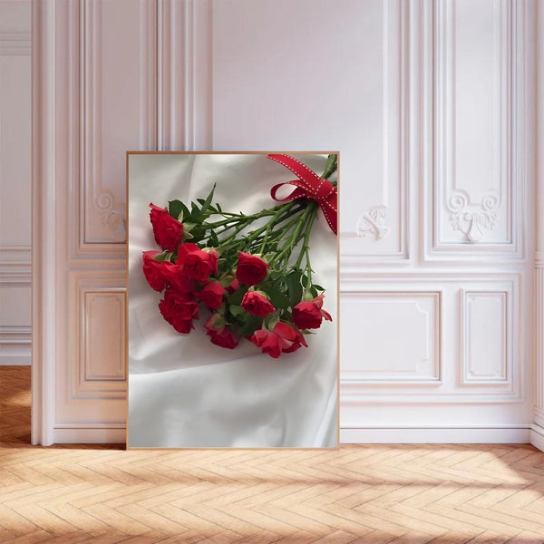 Red Roses Bunch | Wall Art Print