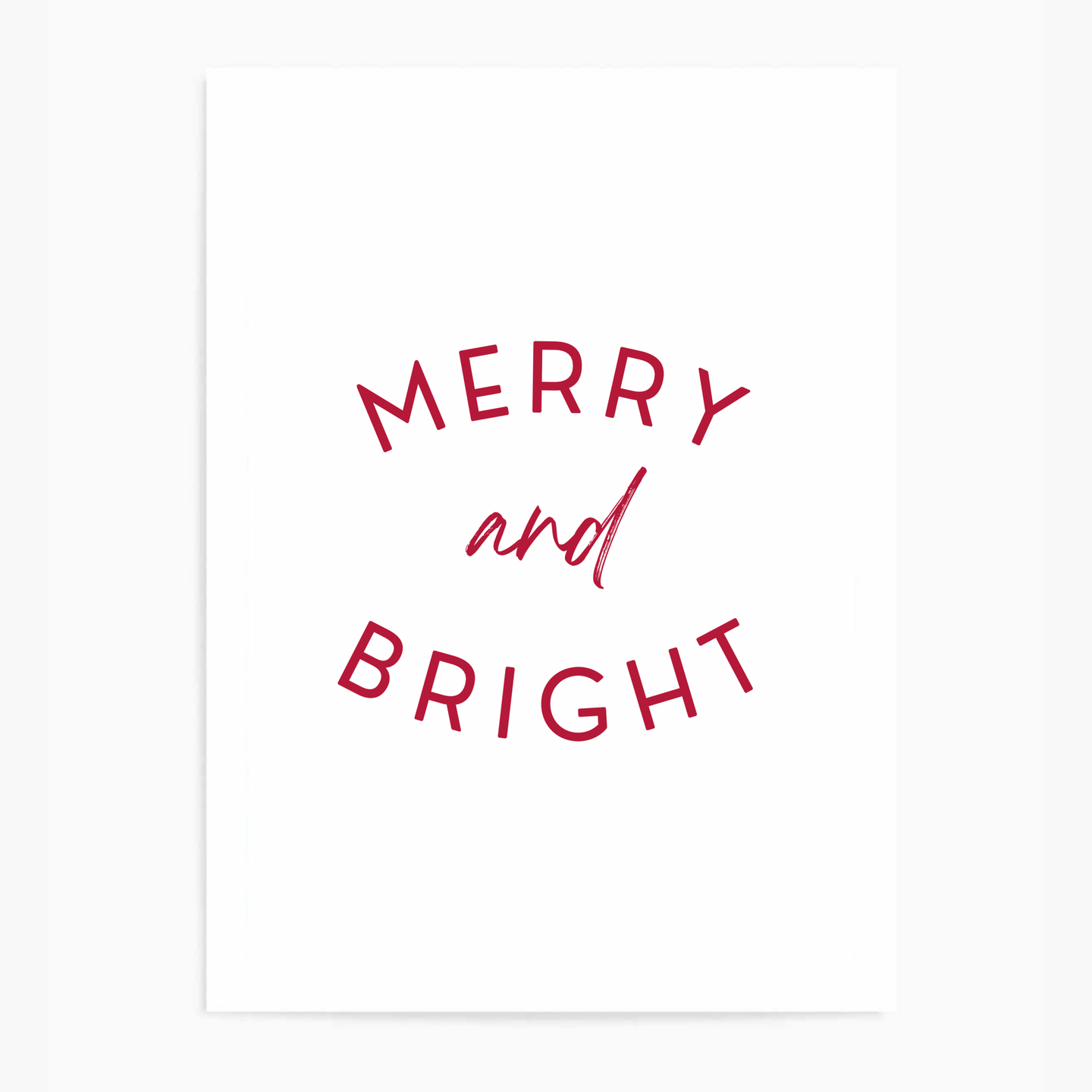 Merry & Bright | Art Print