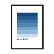 Load image into Gallery viewer, Ocean Shades Blue Colour Swatch | Wall Art
