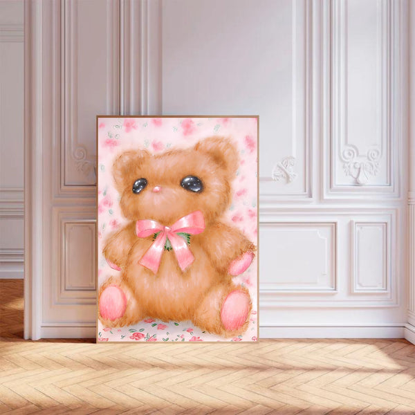 Vintage Teddy Bear | Wall Art Print