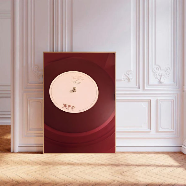 Red Record LDR | Wall Art Print