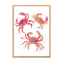 Load image into Gallery viewer, Colourful Crabs | Wall Art
