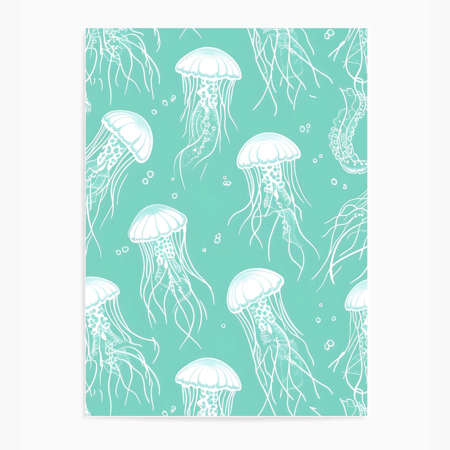 Jellyfish Green | Wall Art