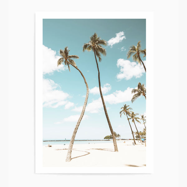 Palm Tree Beach IV | Art Print