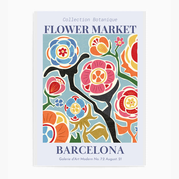 Flower Market Barcelona | Wall Art