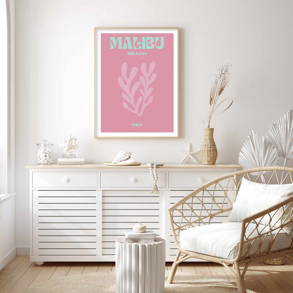 Preppy Pastel Beach II Set of 3 | Gallery Wall