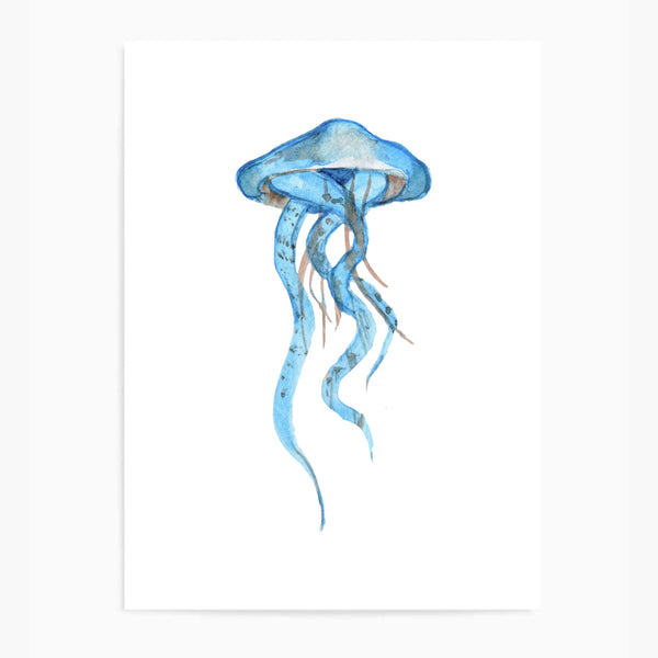 Jellyfish Cool Tones III | Wall Art