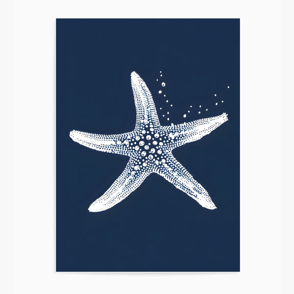 Starfish Ocean Blue I | Wall Art