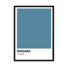 Load image into Gallery viewer, Niagara Blue Colour Swatch | Wall Art
