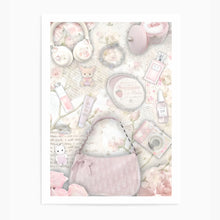 Load image into Gallery viewer, Strawberry Lip Balm Collage | Wall Art Print
