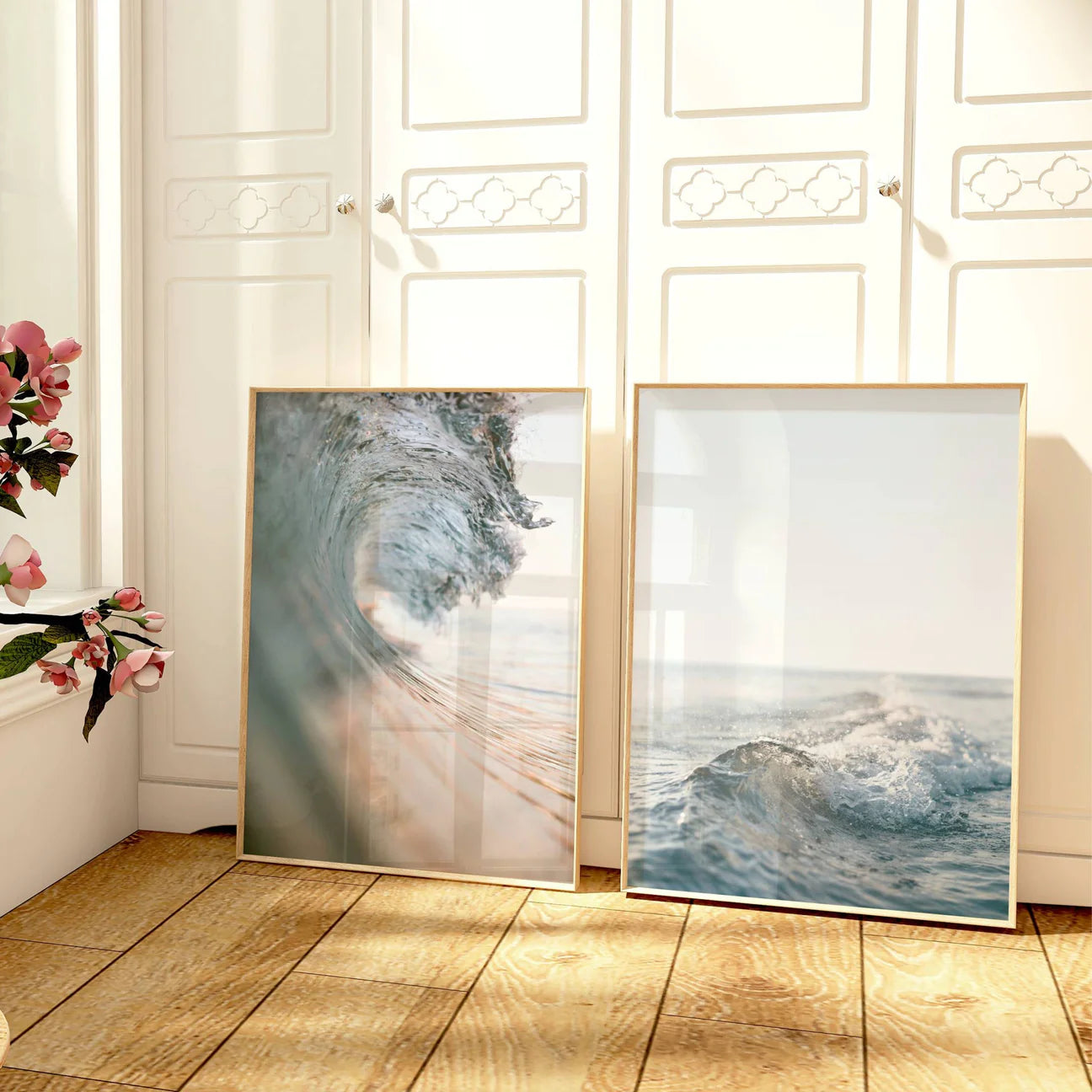 Coastal Waves Set of 2 | Gallery Wall Art