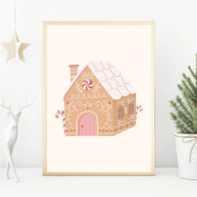 Load image into Gallery viewer, Gingerbread House  | Art Print
